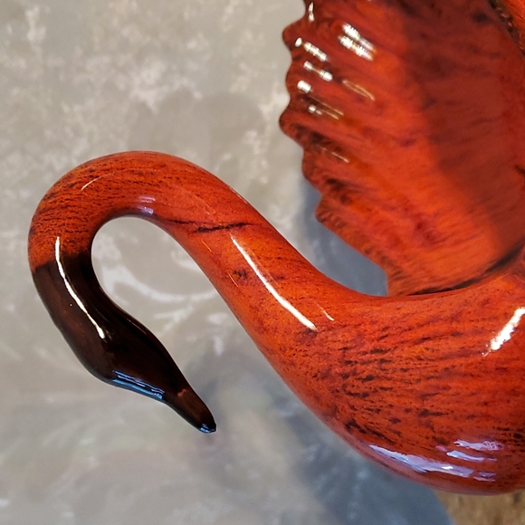 Vintage pottery Evangeline Canada swan dish - Picture 2 of 11